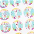 Stickers red. plancha LLama 12s 1u