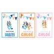 Stickers rect. gdes. Bluey Pers 16u