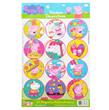 Stickers red. plancha Peppa Pig 24s 1u
