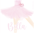 Stickers cuad. Bailarina 16u Pers