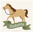 Stickers cuad. Caballos 16u Pers