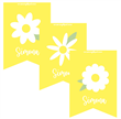 Stickers para doblar Margaritas 16u Pers