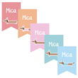 Stickers grandes Salchicha 16u. Pers.
