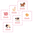 Stickers cuad. Granja Rosa 16u Pers