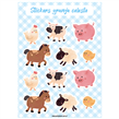 Stickers plancha Granja Celeste 12s 1u