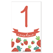 Stickers rect. gdes. Frutillas Pers 12u