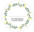 Stickers plancha redondas para personalizar Primer Comunion 15s