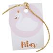 Tarjetitas dobles e hilo Cisne 16u Pers