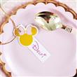 Tarjetitas dobles con cinta Minnie Oro 16u Pers
