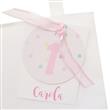 Tarjetitas dobles con cinta Pastel 16u Pers