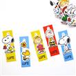 Tarjetitas dobles con cinta Snoopy 16u Pers