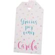 Tarjetas largas con cinta Pastel 24u Pers