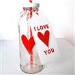Tarjetas largas con cinta I LOVE U
