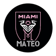 Tarjetitas redondas Futbol Inter Miami 20u Pers