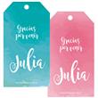 Tarjetas largas con cinta Acuarela 24u Pers