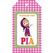 Tarjetas largas con cinta Masha y el Oso 24u Pers