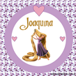 Tarjetitas Rapunzel 20u Pers