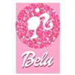 Tarjetitas dobles con cinta Barbie 16u Pers