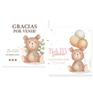 Tarjetitas Teddy Bear 20u Pers