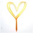 Cake Topper corazon acrilico. Importado