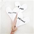 Toppers formitas corazon mix Boda 12u