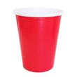 Vaso liso rojo 6u
