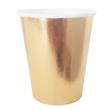 Vaso liso met dorado 6u