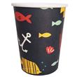 Vaso fondo del mar con iris 10u