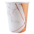 Vaso Geometric salmon y marmol 6u