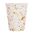 Vaso met dorado gotitas 10u