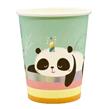 Vasos Panda con iridiscente 6u