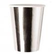 Vaso liso met plateado 6u
