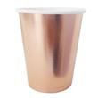Vaso liso met rose gold 6u