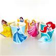 Vasos aplique Princesas 6u