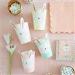 Vaso aplique Conejito pastel 6u