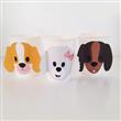Vasos aplique Dogs 6u