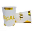 Vasos pelota de Fútbol Glam GOAL 8u
