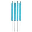 Velas de gibré mediana celeste 4u