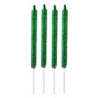Velas de gibré mediana verde 4u
