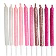 Velas de gibré medianas Pink 10u