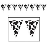 Banderín triángulos vaca