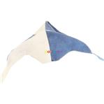 Sombrero de paño celeste y blanco