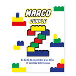 Invitación Lego Pers