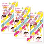 Stickers en planchitas Gimnasia Artistica 6u