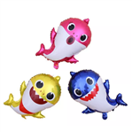 Globo Baby Shark rosa 60cm