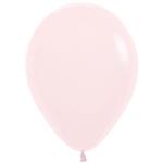 Globos lisos R9 pastel rosa 10u