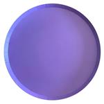 Plato flat redondo violeta 10u