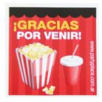 Stickers cuad. CINE 12u