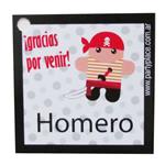 Tarjetitas Piratas 20u Pers
