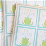 Stickers cuad. Sapito 12u